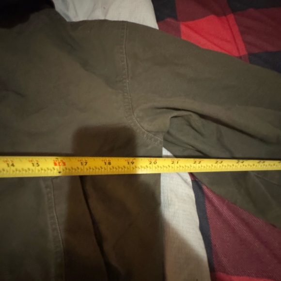 LL Bean Barn Jacket Olive Green Men’s Small - Picture 11 of 14